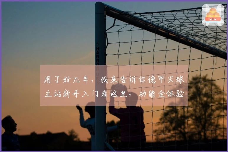 用了好几年，我来告诉你德甲买球主站新手入门看这里，功能全体验好